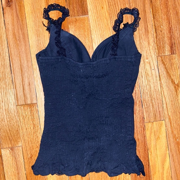 Black Bedazzled Bustier - Picture 3 of 3